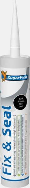 FIX ET SEAL COLLE MASTIC NOIR 290ML