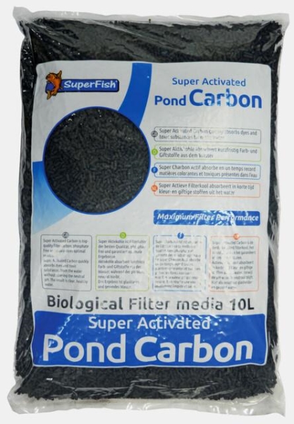 CHARBON ACTIF 10 L. POND CARBON