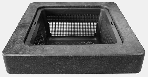 PANIER FLOTTANT CARRE 25CM