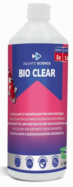 BIO-CLEAR 500ml  5 traitement de 10m3   Aquatic Science