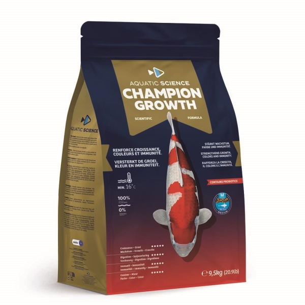 CHAMPION GROWTH 9.5kg Medium 4-5mm  Aquatic science