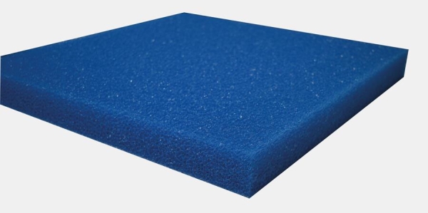 MOUSSE CEL. OUV. H5CM GROS BLEU 50X50CM.