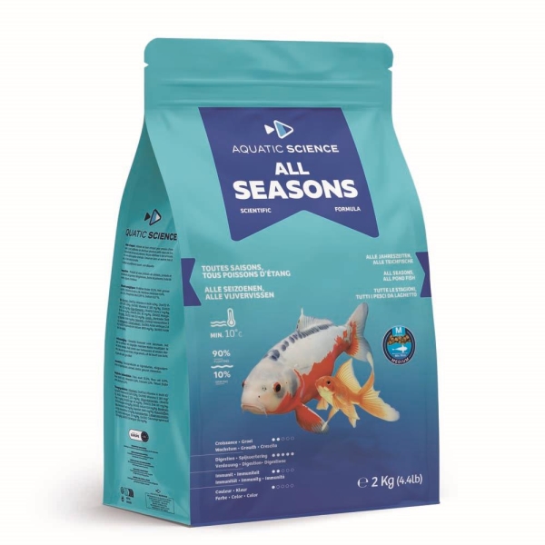 ALL SEASON 2kg Large 6-7mm  Aquatic Science